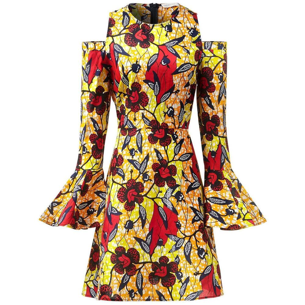 3030 African Print Dresses Ankara Tradition DressLarge,B